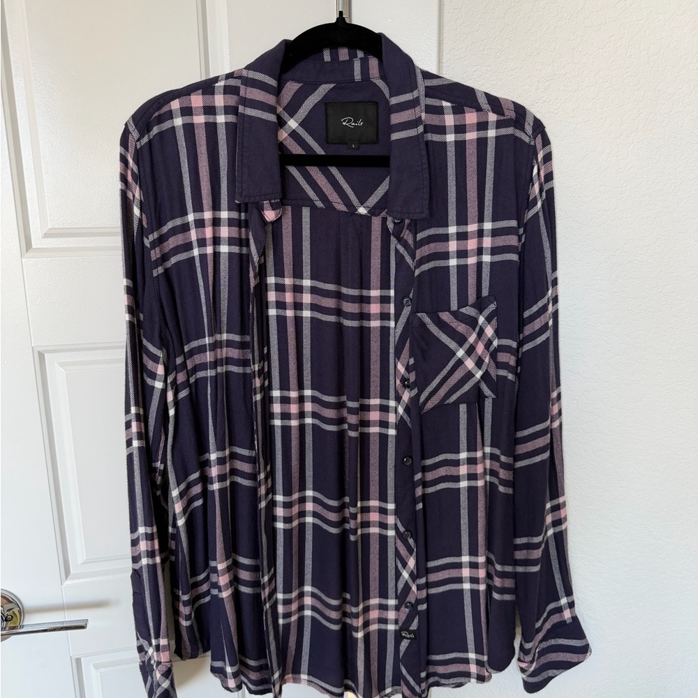 Rails Purple Plaid Button-Down Shirt